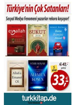 Türkiye'nin Çok Satanları  (5 Kitap Birarada)  Sosyal Medya Fenomeni Yazarlar