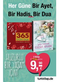 Her Güne Bir Ayet,  Bir Hadis, Bir Dua  (2 Kitap Birarada)