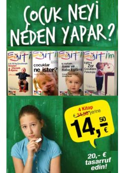Çocuk Neyi  Neden Yapar Seti   (4 Kitap Birarada)   20,- Euro Tasarruf Edin!