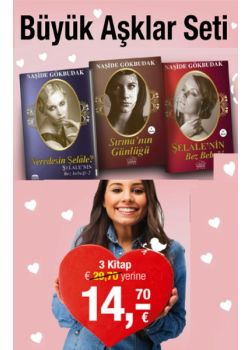 Büyük Aşklar Seti (3 Kitap Birarada)  15,- Euro Tasarruf Edin!