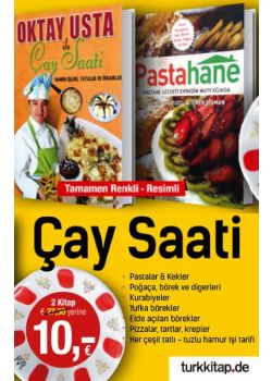 Çay Saati Seti  Tatlı ve Tuzlu Hamur işleri(2 Kitap Birarada)