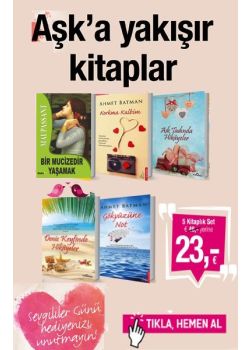 Aşk'a Yakışır Kitaplar  (5 Kitap Birarada)  Sevdiklerinize Hediyenizi Unutmayın!
