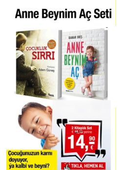 Anne Beynim Aç Seti (2 Kitap Birarada)