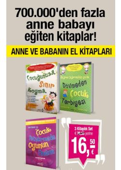 Çocuğunuza  Sınır Koyma  (3 Kitap Birarada)  700 Binden Fazla Anne Babayı Eğiten Kitaplar
