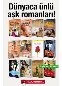 Dünyaca Ünlü Bestseller Roman Seti  12 Kitap 29,90 Euro