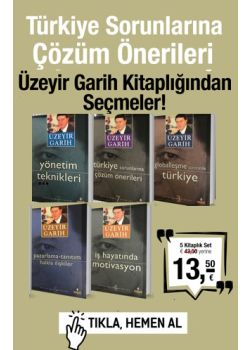 Türkiye Sorunlarına   Çözüm Önerileri   (5 Kitap Birarada)   Üzeyir Garih Kitapları