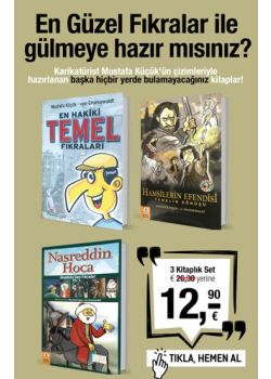 Mustafa Küçük Seti (3 Kitap Birarada) Güldüren Fıkralar bu Kampanyada