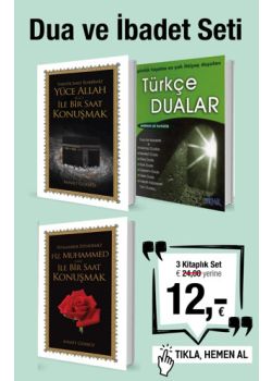 Dua ve İbadet Seti (3 Kitap Birarada)