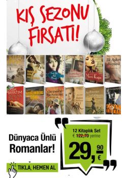 Kış Fırsatı Dünyaca Ünlü  Bestseller Romanlar (12 Kitap Birarada)
