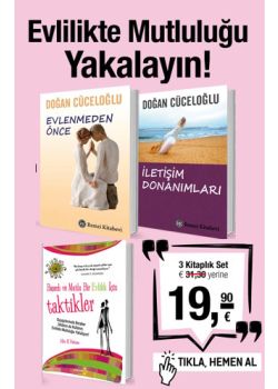 Evlilikte Mutluluğu Yakalayın (3 Kitap Birarada) Doğan Cüceloğlu'nun Yeni Kitabı bu sette!