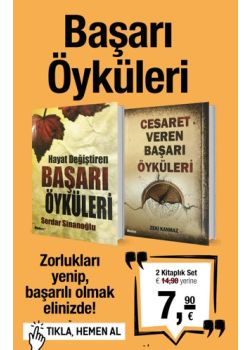 Başarı Öyküleri (2 Kitap Birarada)  Zorlukları Yenip, Başarılı Olmak Elinizde!