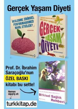 Gerçek Yaşam Diyeti Seti (3 Kitap Birarada) İbrahim Saraçoğlu'nun Kitabı bu sette!