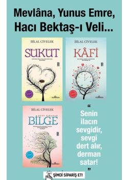 Sükut - Kafi ve Bilge Seti - (Mevlana, Yunus Emre ve Hacı Bektaş-ı Veli) 3 Kitap Birarada