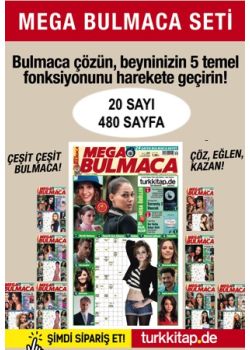 Mega Bulmaca Seti (20 Sayı Tam 480 Sayfa Bulmaca)  Beyninizi Geliştirecek Kampanya