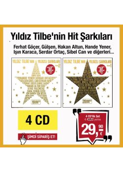 Yıldız Tilbe'nin Yıldızlı Şarkıları (Volume 1 ve 2) 4 CD Birarada 