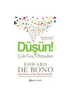 Düşün! Çok Geç Olmadan