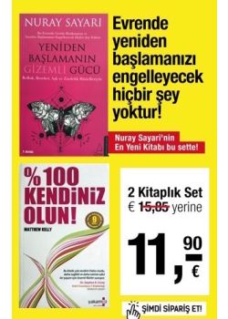 Yeniden Başlamanın Gizemli Gücü Seti (2 Kitap Birarada) Nuray Sayarı'nın Yeni Kitabı bu sette!