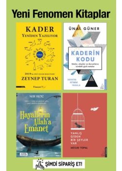 Yeni Fenomen Kitaplar (4 Kitap Birarada) Hayallerin Allaha Emanet kitabı bu sette!