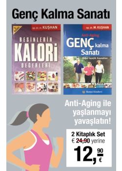 Genç Kalma Sanatı (2 Kitap Birarada) Anti-Aging ile Yaşlanmayı yavaşlatın