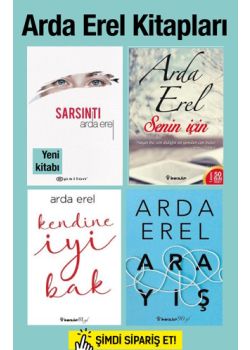 Arda Erel'in Bütün Kitapları Seti - Yeni Kitap Sarsıntı bu sette!