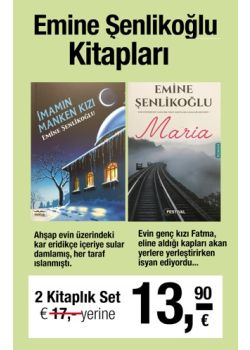 Emine Şenlikoğlu Seti (2 Kitap Birarada) Maria Kitabı bu sette!