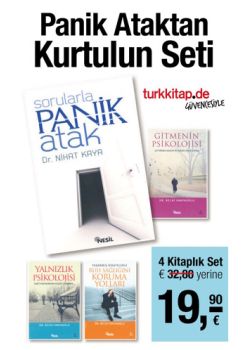 Panik Ataktan Kurtulun Seti (4 Kitap Birarada) 