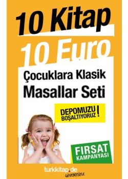 10 Çocuk Masal Kitabı 10 Euro Tamamen Renkli ve Resimli Fırsat Kampanyası