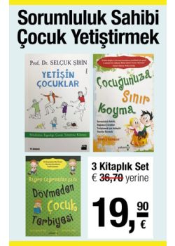 Sorumluluk Sahibi Çocuk Yetiştirmek (3 Kitap) Çocuğunuza Sınır Koyma