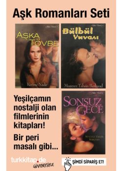 Aşk Romanları Seti (3 Kitap) Unutulmaz Kitaplar!