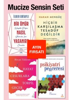 Mucize Sensin Seti (4 Kitap) 