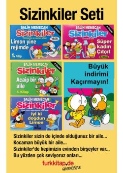 Sizinkiler Seti (4 Kitap) Süper Komik Kitaplar!