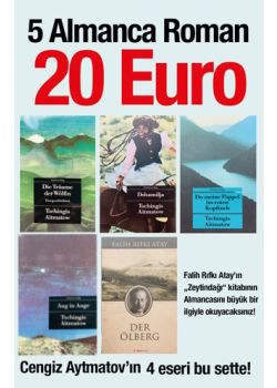 5 Almanca Roman 20 Euro - Cengiz Aytmatov'un En Önemli 4 Eseri bu Sette!