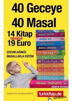 40 Geceye 40 Masal Seti (14 Kitap)