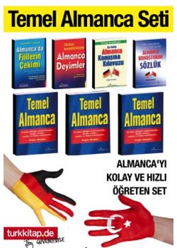 Temel Almanca Öğrenim Seti (7 Kitap) Almancayı Kolay ve Hızlı Öğreten Set