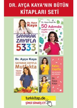50 Adımda Sağlıklı ve Hızlı Zayıfla Seti (4 Kitap) Dr. Ayça Kaya'nin Çok Satan Kitapları