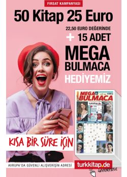 50 Kitap 25 Euro - 15 Adet Mega Bulmaca Hediyeli 