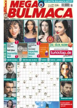 Mega Bulmaca (318. Sayı) Ödüllü Bulmacaları Çöz, Kazan! 