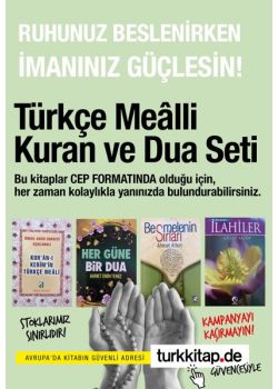 Ruhunuza Dokunacak Manevi Yolculuk - Türkçe Açıklamalı Kuran-ı Kerim ve Dua Seti (Cep Boy)