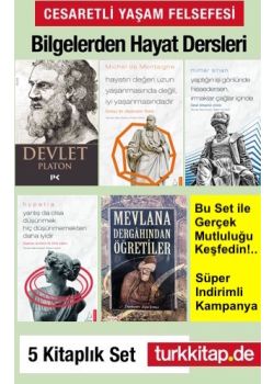 Bilgelerden Hayat Dersleri Seti: Cesaretli Yaşama Felsefesi (5 Kitap)
