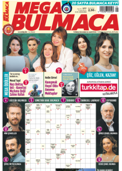 Mega Bulmaca (377. Sayı) Ödüllü Bulmacaları Çöz, Kazan! 