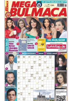 Mega Bulmaca (391. Sayı) Ödüllü Bulmacayı Çöz, Ödülü Kazan!
