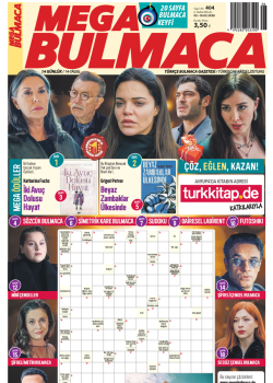Mega Bulmaca (404. Sayı) Beyninizi Şenlendirmeye Hazır mısınız?