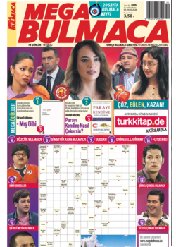 Mega bulmaca (406. Sayı) Mega Ödüller Sizi Bekliyor! 