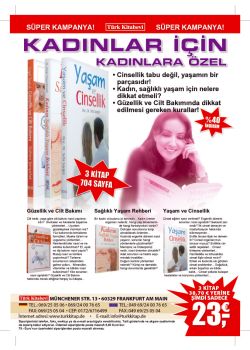 Kadin Saglik Seti 3 Kitaplik Set