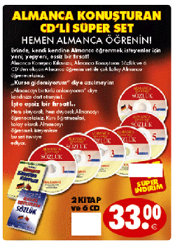 Almanca Konusturan CD'li Set 2 Kitap + 6 CD