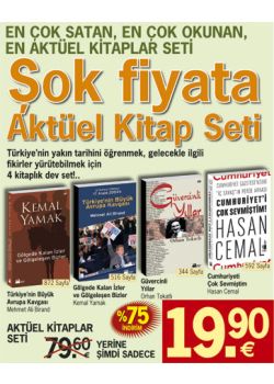 Süper Fiyata Aktüel Kitaplar Seti 4 Kitap Birarada