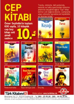 Ömer Seyfeddin  Cep Kitaplari Seti (10 Cep Kitap Birarada)