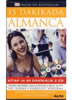 15 Dakikada Almanca Kitap ve 2 CD Birarada