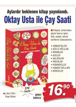 Oktay Usta ile Çay Saati  Ciltli ve Renkli Resimli