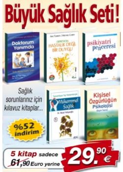 Büyük Sağlık Seti (5 Kitap Birarada) Süper Kampanya